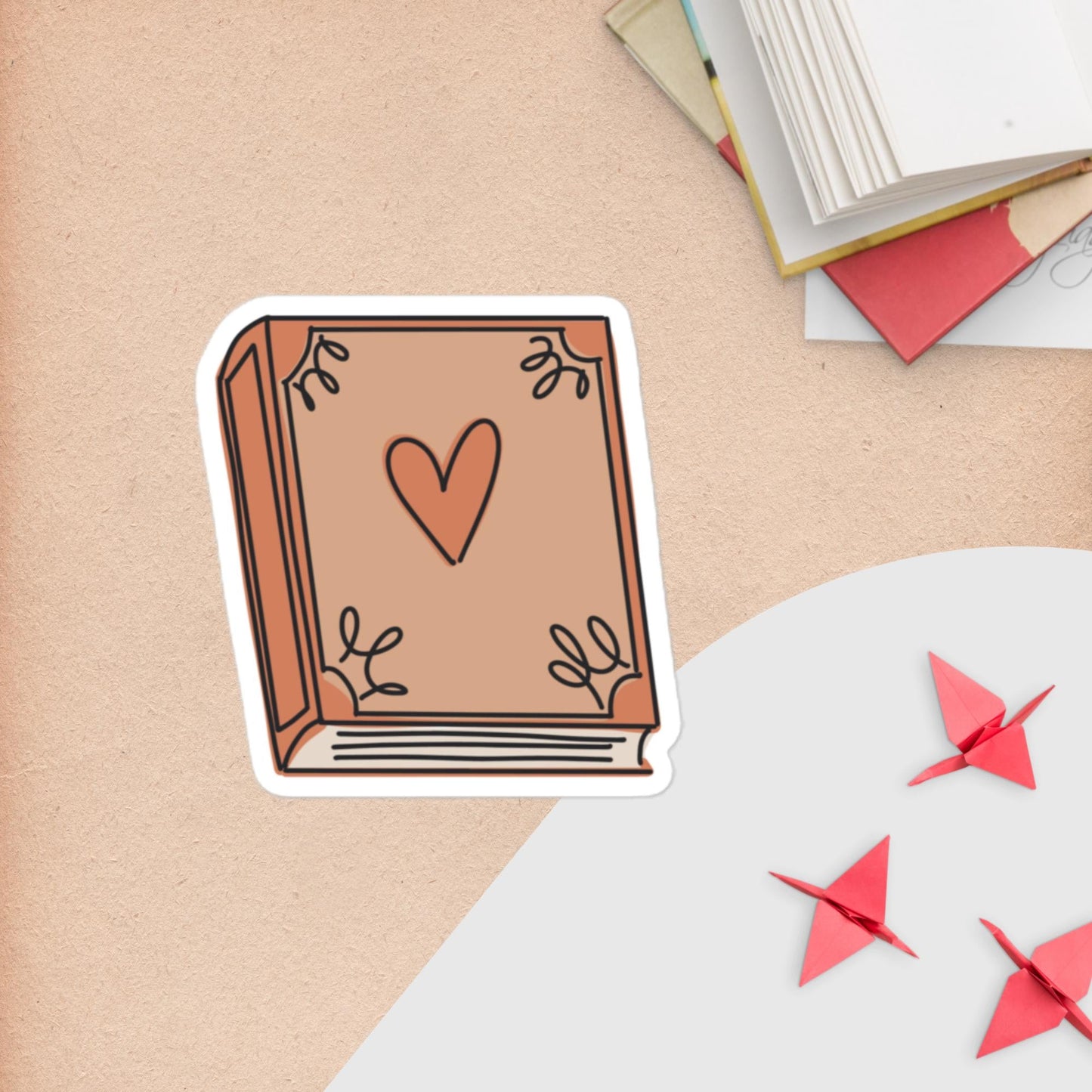 Book Lover Vinyl Sticker – Cozy Reading Book Decal (3 Sizes) | book lover gift box by NovelTeas