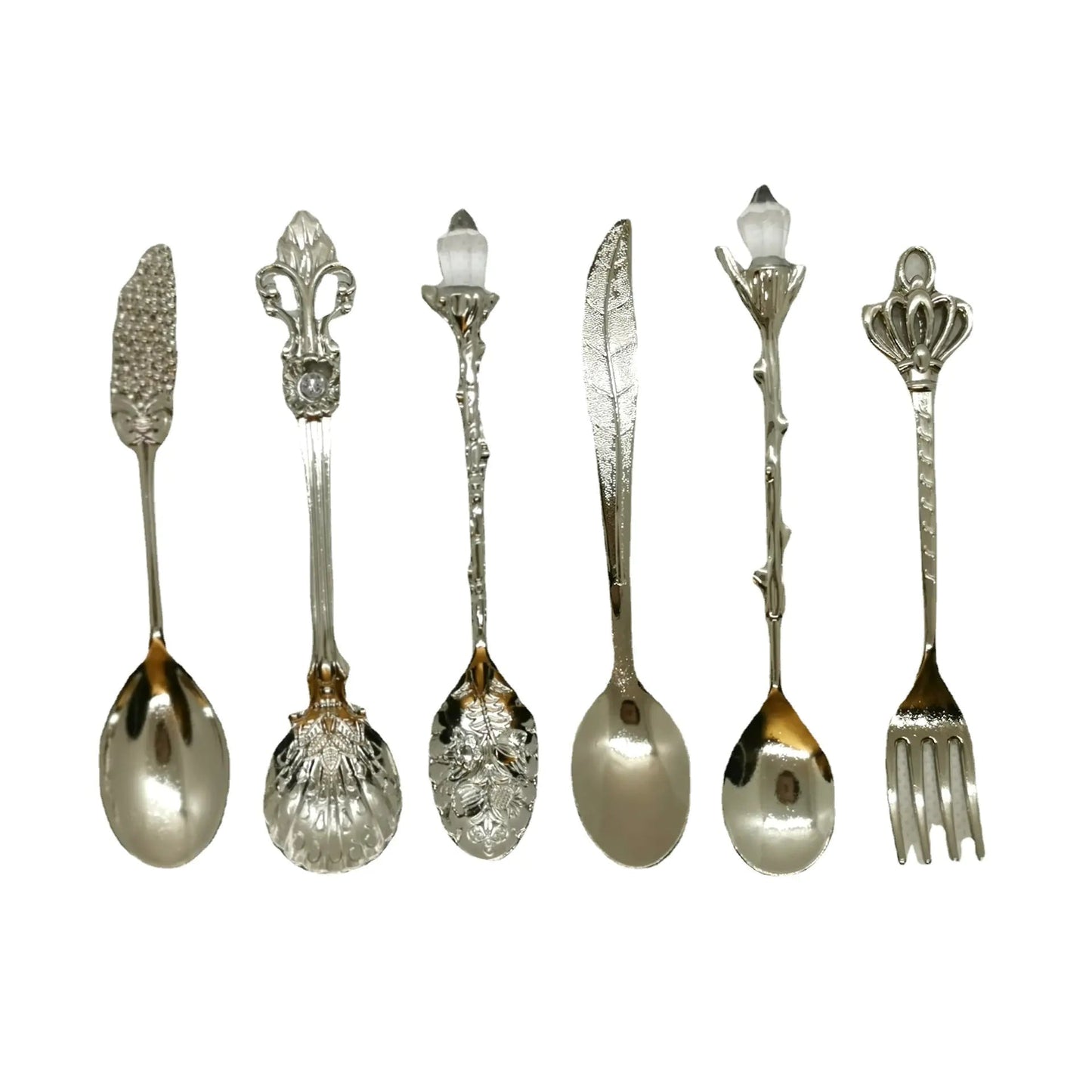 Elegant Vintage Dessert Spoon Set | book lover gift box by NovelTeas