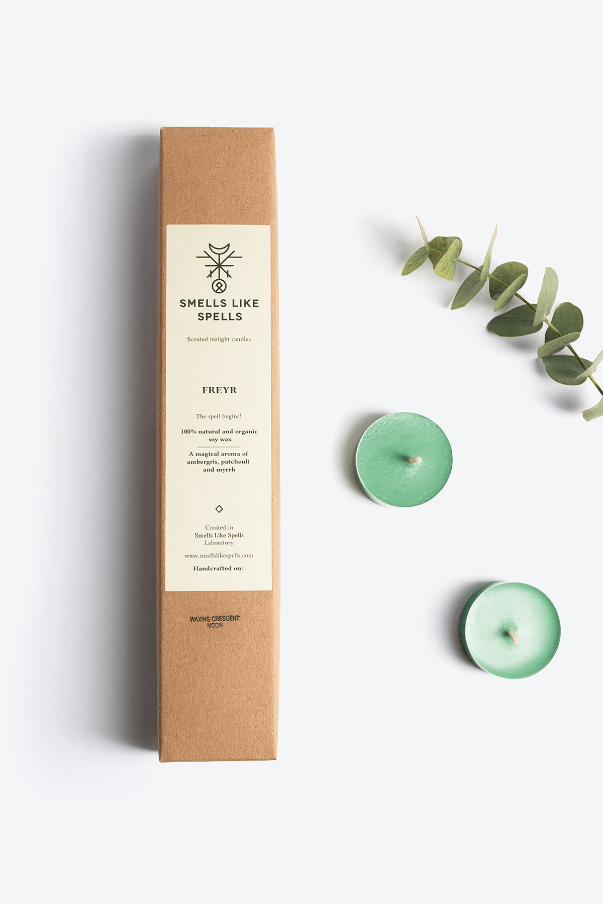 Scented tealight candles FREYR | book lover gift box by NovelTeas