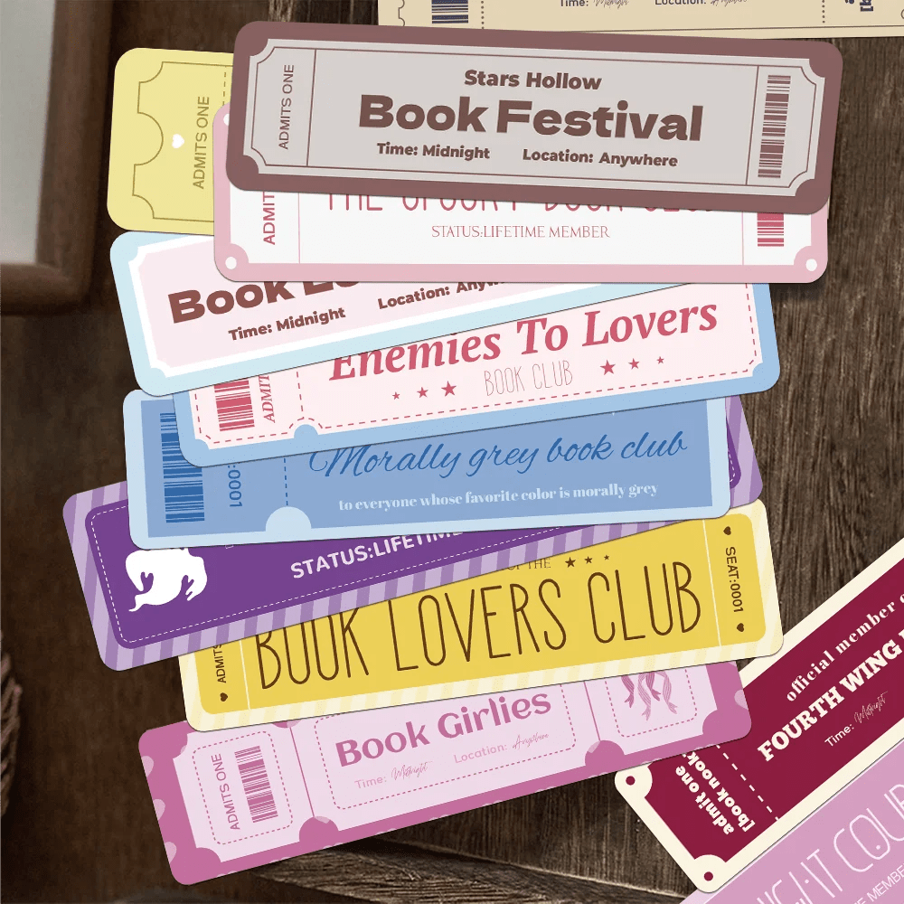 30pcs book lovers bookmarks creative literary students reading books | book lover gift box by NovelTeas