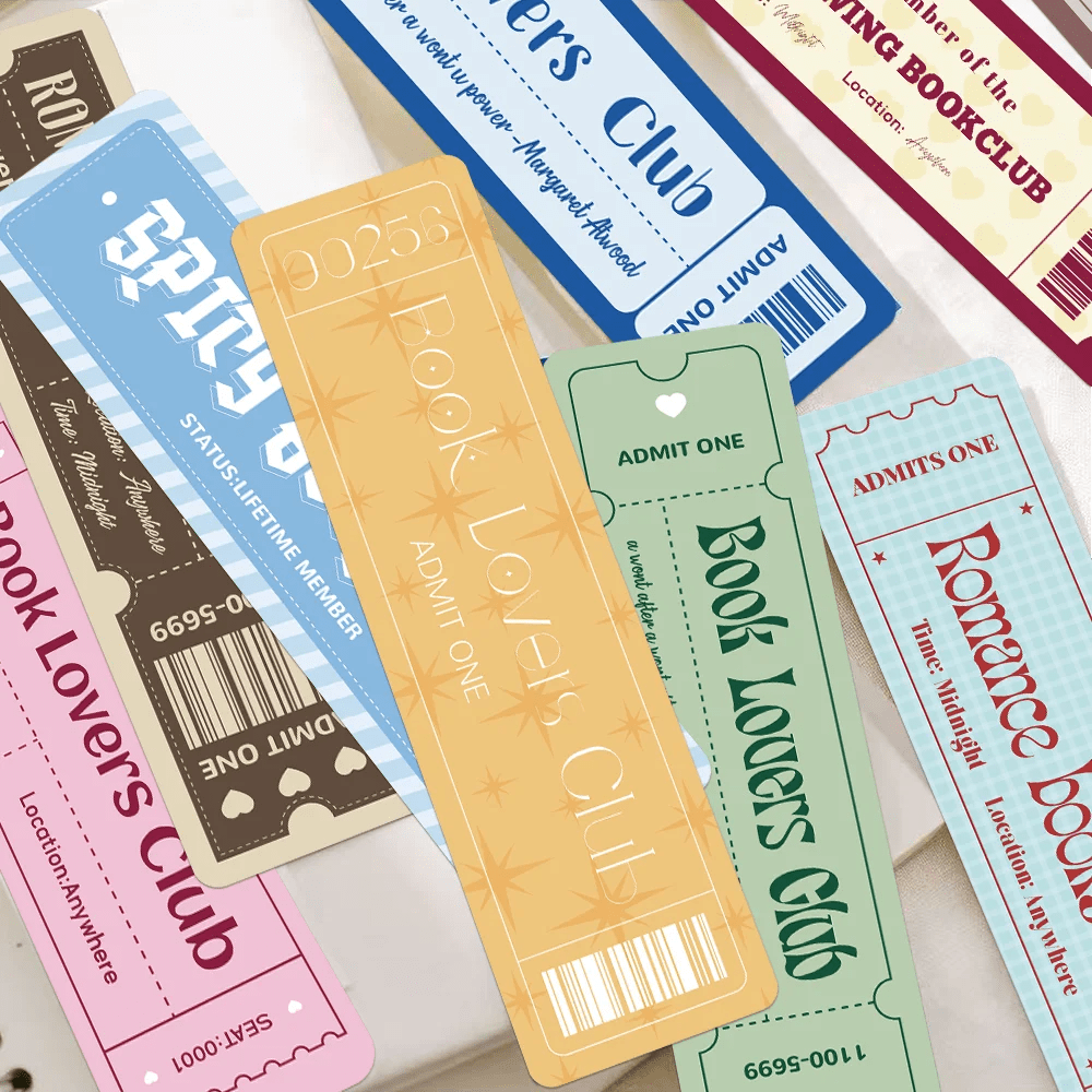 30pcs book lovers bookmarks creative literary students reading books | book lover gift box by NovelTeas