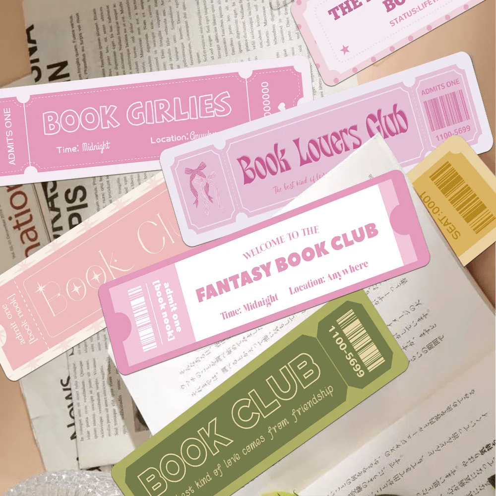 30pcs book lovers bookmarks creative literary students reading books | book lover gift box by NovelTeas