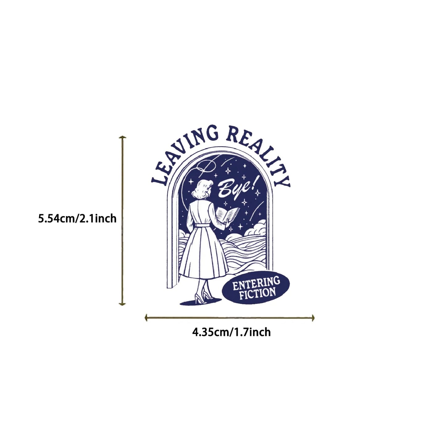 50Pcs Book Lover Bookish Waterproof Stickers for Computers Mobile | book lover gift box by NovelTeas