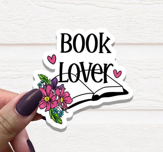 Book Lover Vinyl Sticker | book lover gift box by NovelTeas