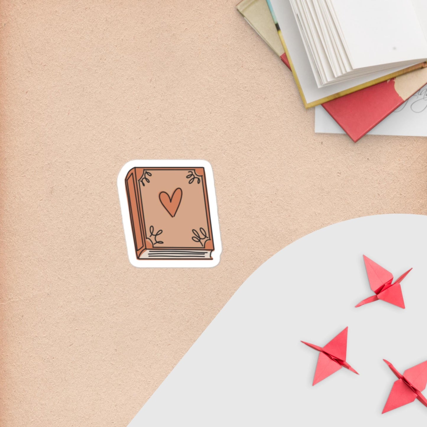 Book Lover Vinyl Sticker – Cozy Reading Book Decal (3 Sizes) | book lover gift box by NovelTeas