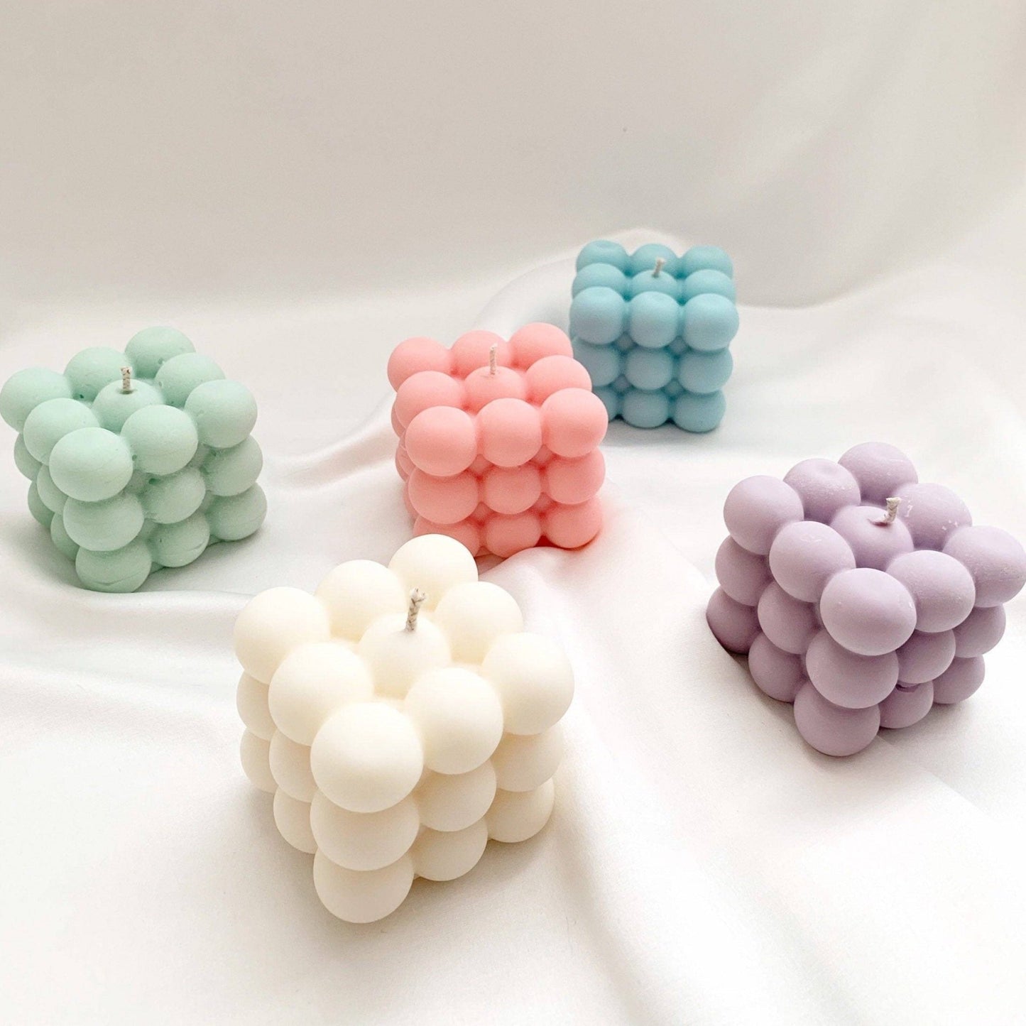 Bubble Cube Candle | book lover gift box by NovelTeas