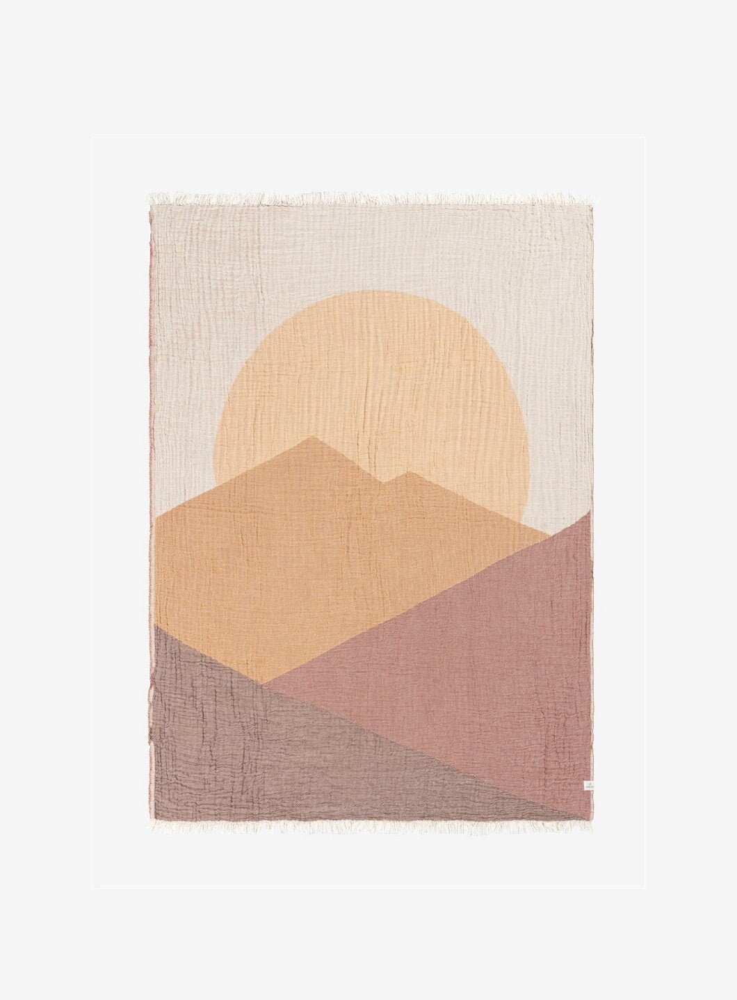 Cotton Boho Throw Blanket | book lover gift box by NovelTeas