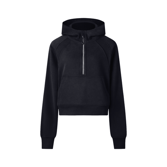 Cropped Half - Zip Hoodie | book lover gift box by NovelTeas