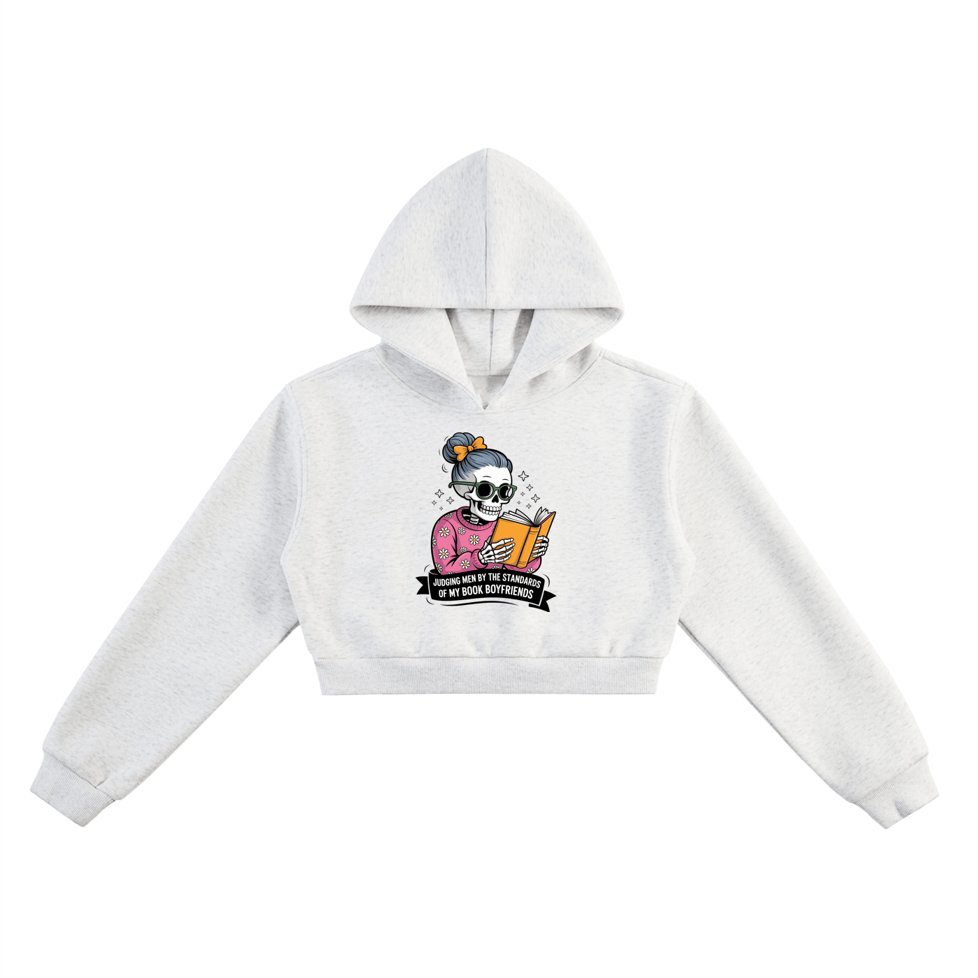 Essential Cropped Hoodie | book lover gift box by NovelTeas