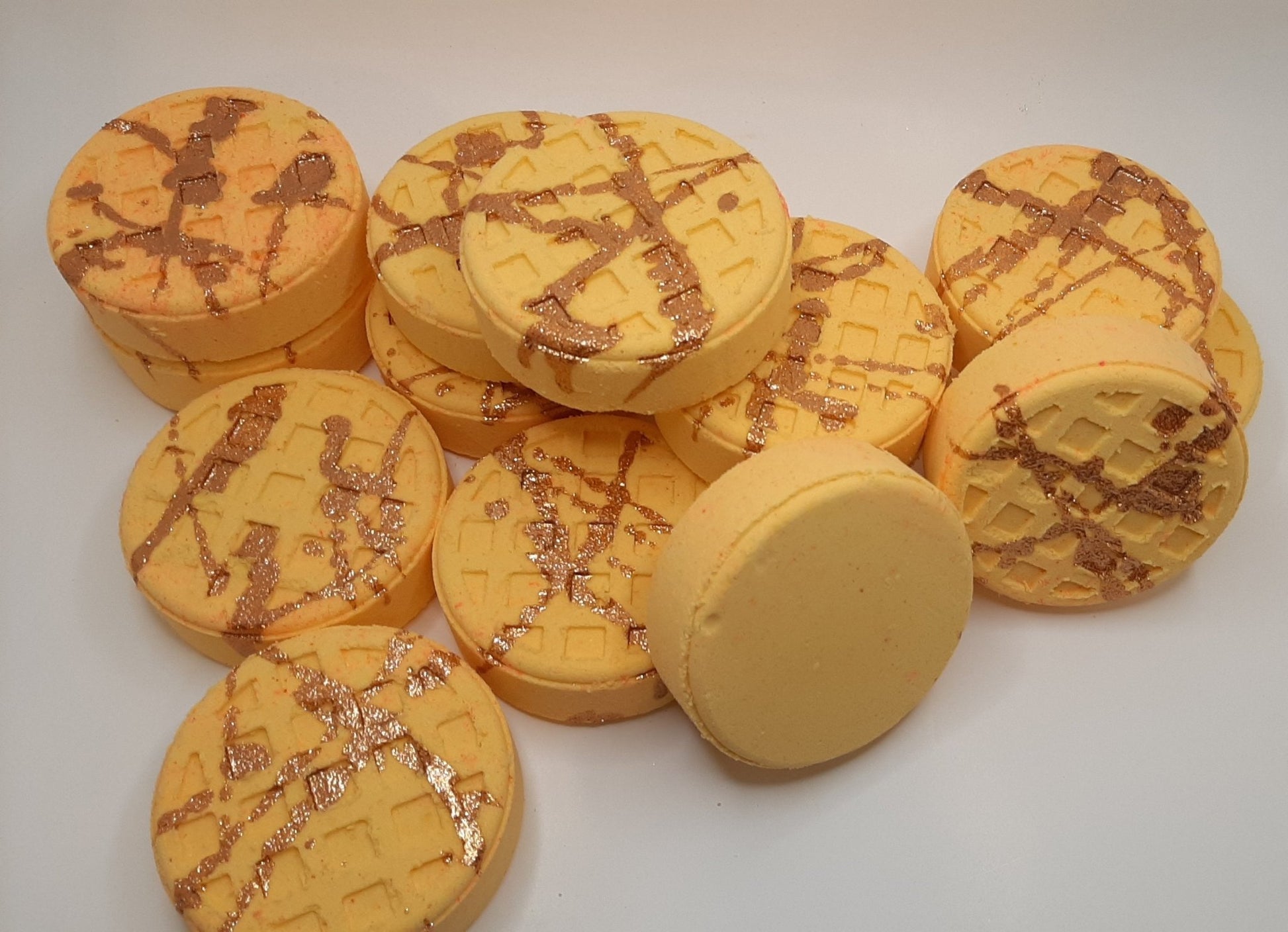 Fall Festival Waffles Bath Bomb | book lover gift box by NovelTeas