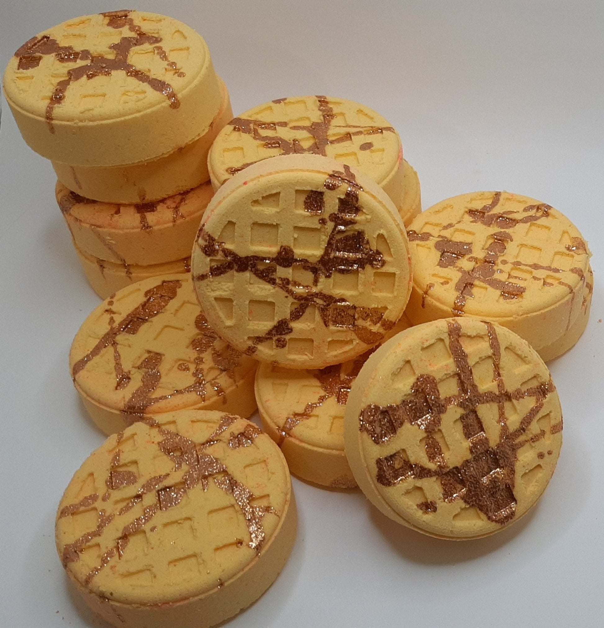 Fall Festival Waffles Bath Bomb | book lover gift box by NovelTeas