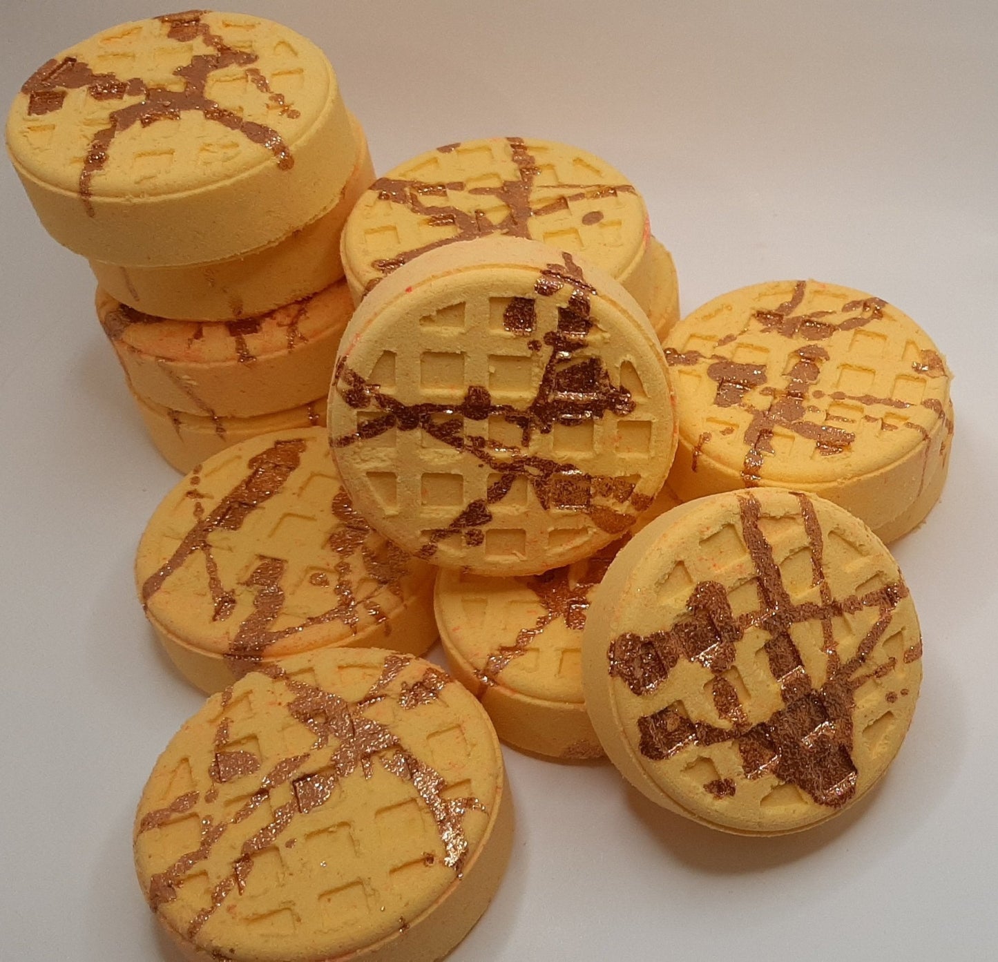 Fall Festival Waffles Bath Bomb | book lover gift box by NovelTeas