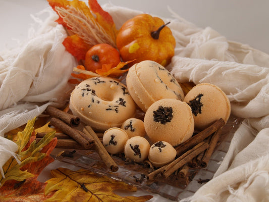 Pumpkin Spice Bath Bomb | book lover gift box by NovelTeas