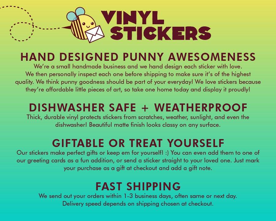 Reading Book Lover Holographic Vinyl Sticker "Treat Yo Shelf!" | book lover gift box by NovelTeas