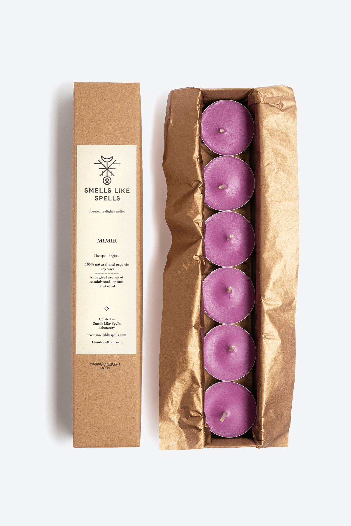 Scented tealight candles MIMIR | book lover gift box by NovelTeas