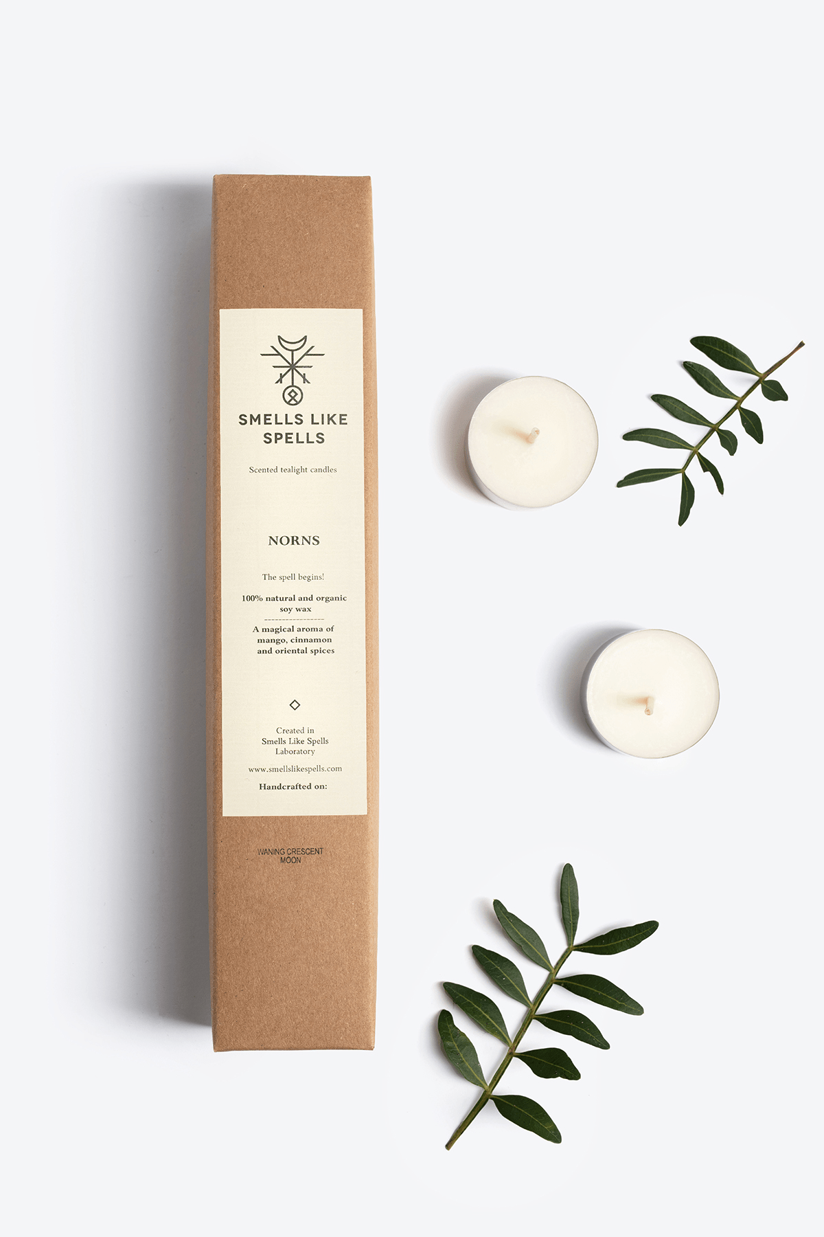 Scented tealight candles NORNS | book lover gift box by NovelTeas