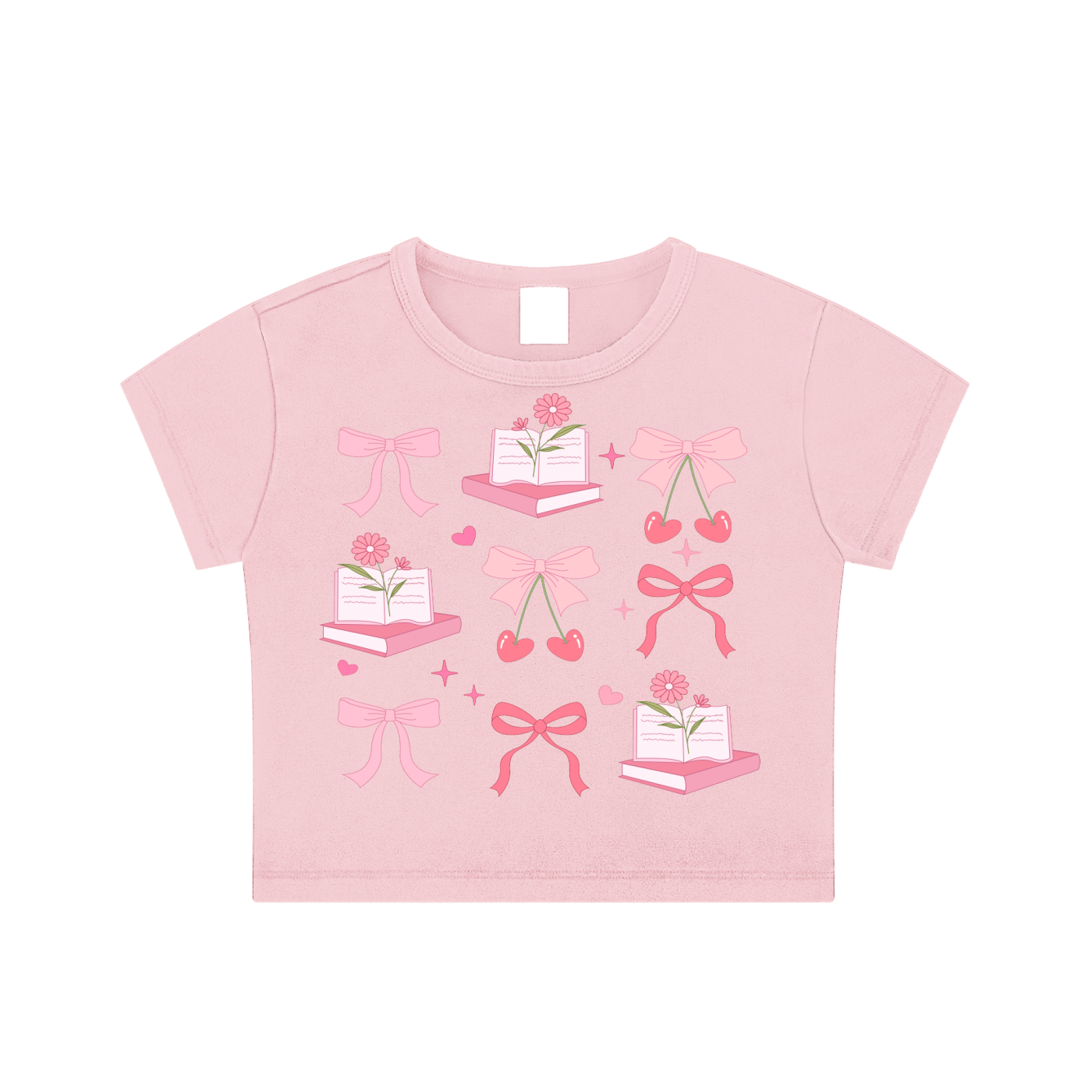 Snow Washed Crop Top | book lover gift box by NovelTeas