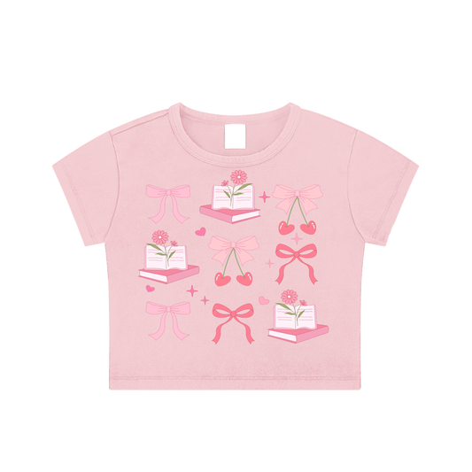 Snow Washed Crop Top | book lover gift box by NovelTeas