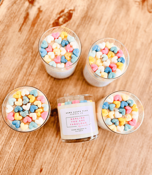 Sparkling Rainbow Soy Candle | book lover gift box by NovelTeas