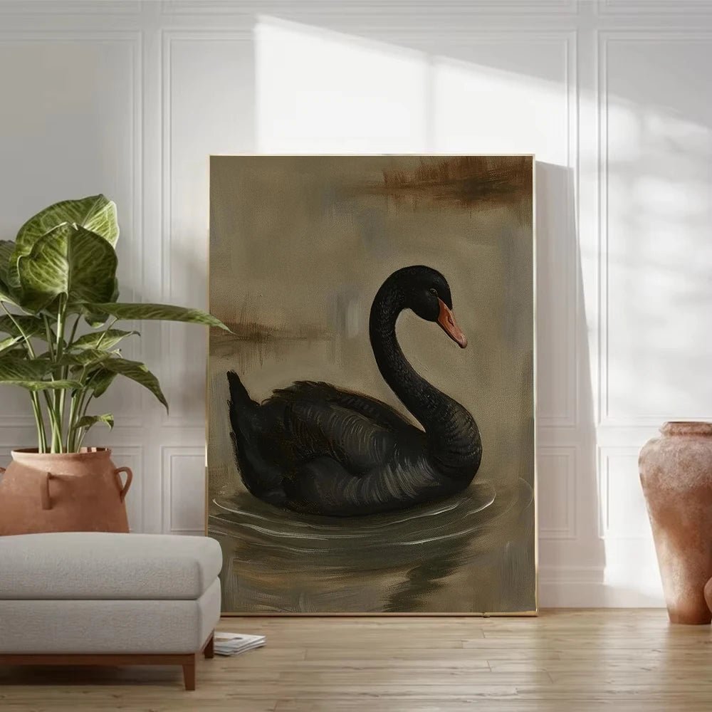 Victorian Woman Reading Bookish Swans Crow Poster Moth White Roses | book lover gift box by NovelTeas