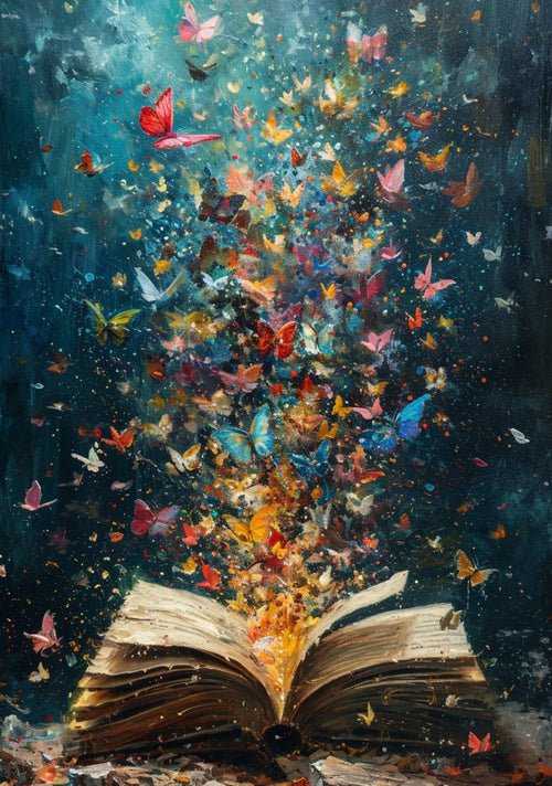 Vintage Bookstore Poster Dark Academia Floral Witchy Book Flower | book lover gift box by NovelTeas