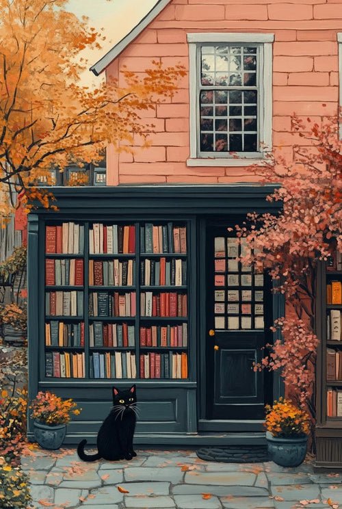 Vintage Bookstore Poster Dark Academia Floral Witchy Book Flower | book lover gift box by NovelTeas