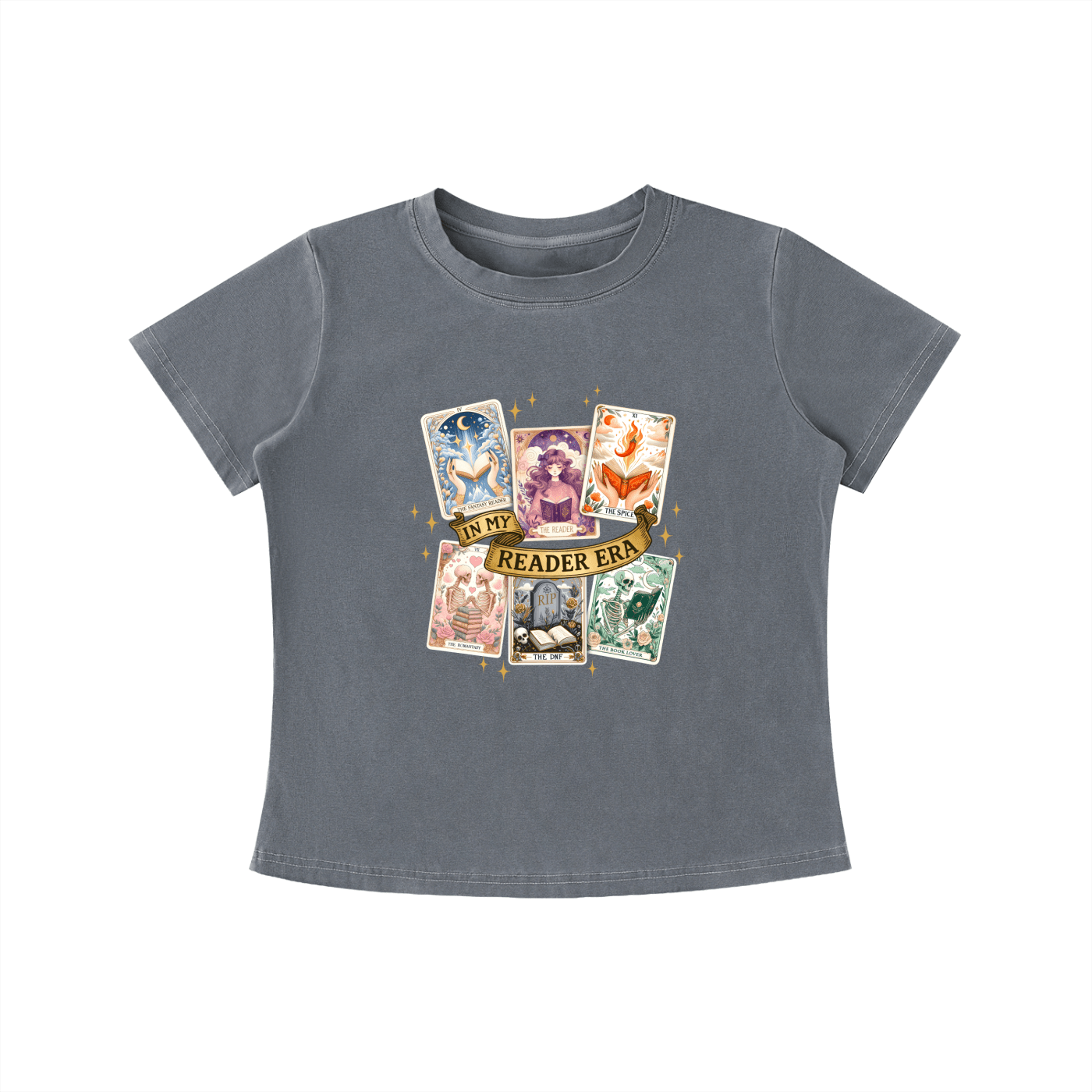 Vintage Wash Slim Fit T-shirt | book lover gift box by NovelTeas