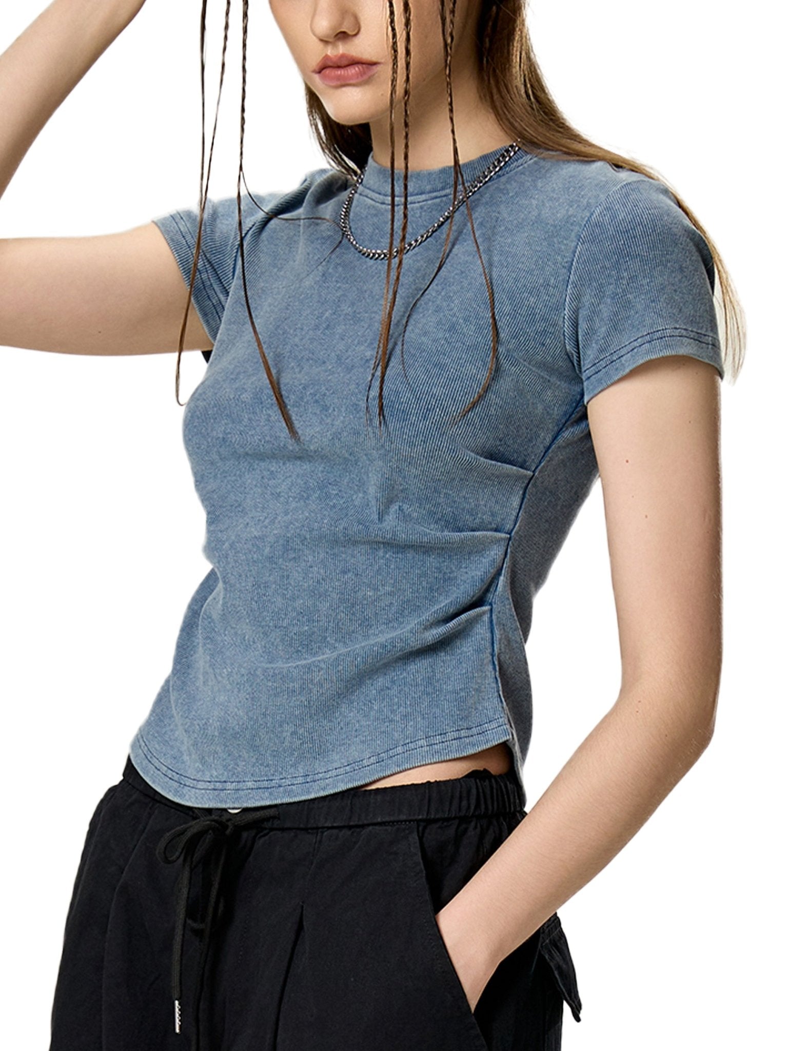 Vintage Washed Bodycon Cotton T-Shirt | book lover gift box by NovelTeas