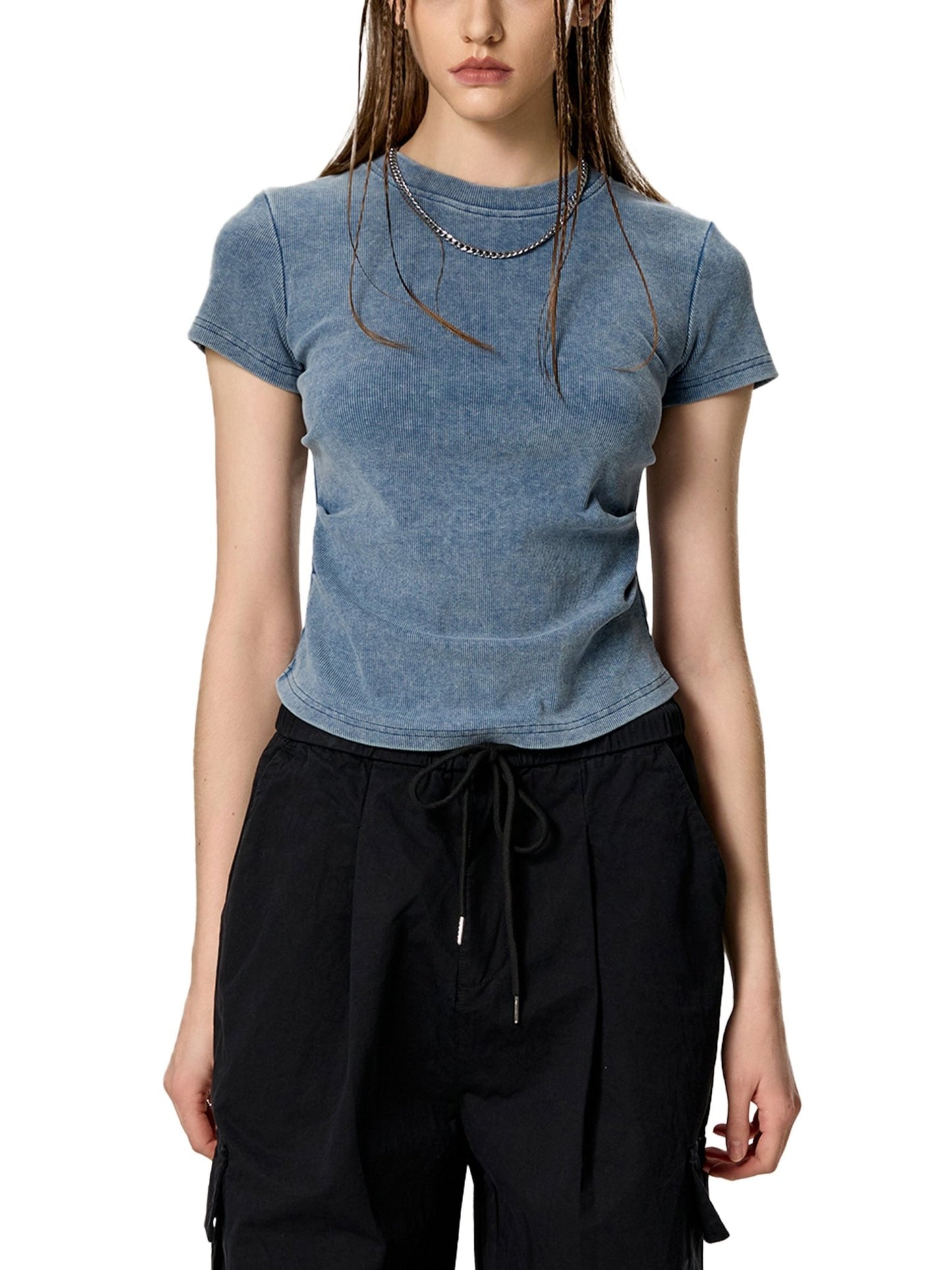 Vintage Washed Bodycon Cotton T-Shirt | book lover gift box by NovelTeas